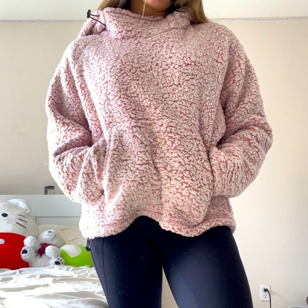 VS PINK teddy hoodie